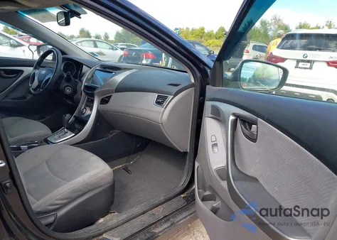 2012 Hyundai Elantra Gls from USA, damaged, VIN 5NPDH4AE0CH133280